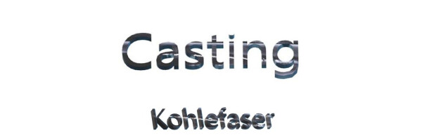 Kohlefaser-Casting Blank