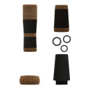 Duplon Griff Set Schwarz/Rubber