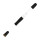 Duplon Griff Set Schwarz Rubber Abschluss