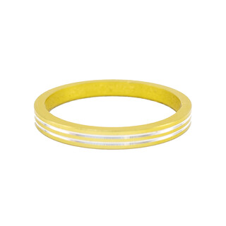 MSK Zierring ZZR  Dunkel Gold - Silber
