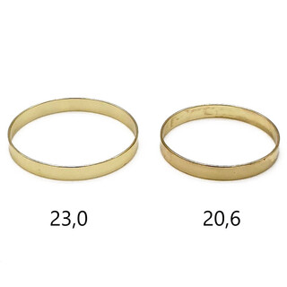 Slim Zierring Gold 23,0