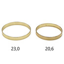 Slim Zierring Gold 20,6