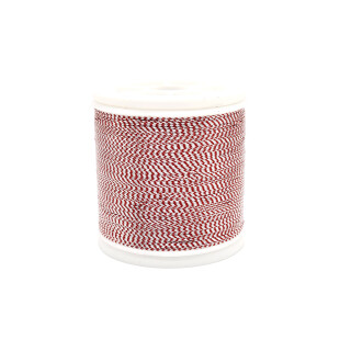 Metallic Twist 020 - Silber/Rot