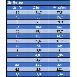 Ringeinlage SIC