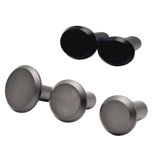 Alu / Kunsstoff Einsteckkappe S Schwarz