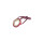 Spitzenring Nr.64 Rot 8 Tube 2,2