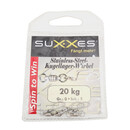 SUXXES Stainless Steel Kugellagerwirbel Gr.0 / 20 kg