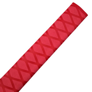 Schrumpfschlauch X Muster Rot  30 mm