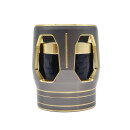 MSK Rollenhalter Zierhülse/Carbon Gold / Grau
